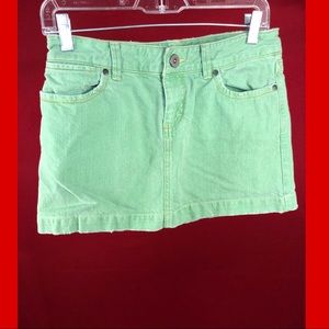 American eagle green skirt